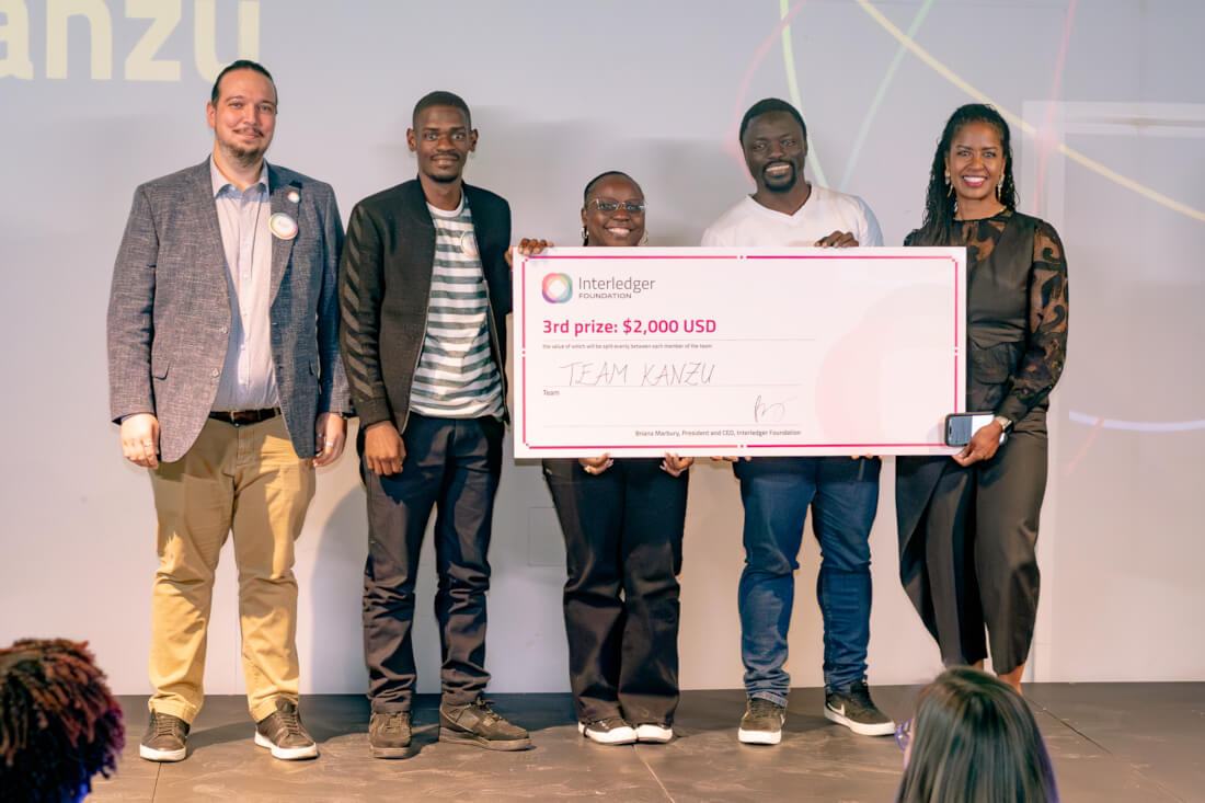 Team Kanzu, third-place winners at the Interledger Hackathon 2025.