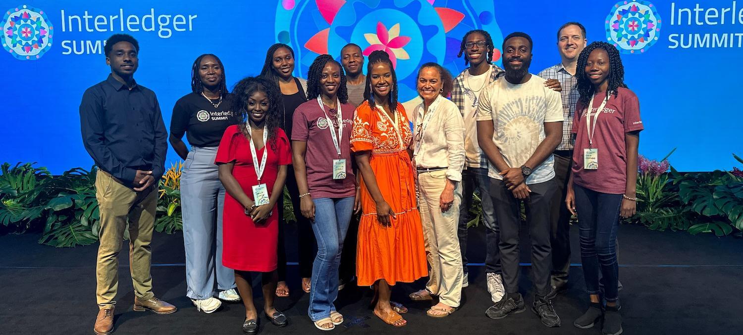 Bowie State students with Dr. Andrew Mangle and Briana Marbury